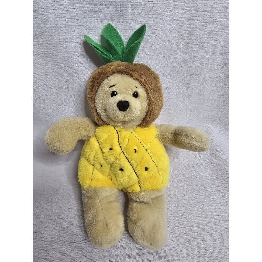 Ganz Wee Bears Plush Tan Pineapple Teddy Bear Stuffed Animal